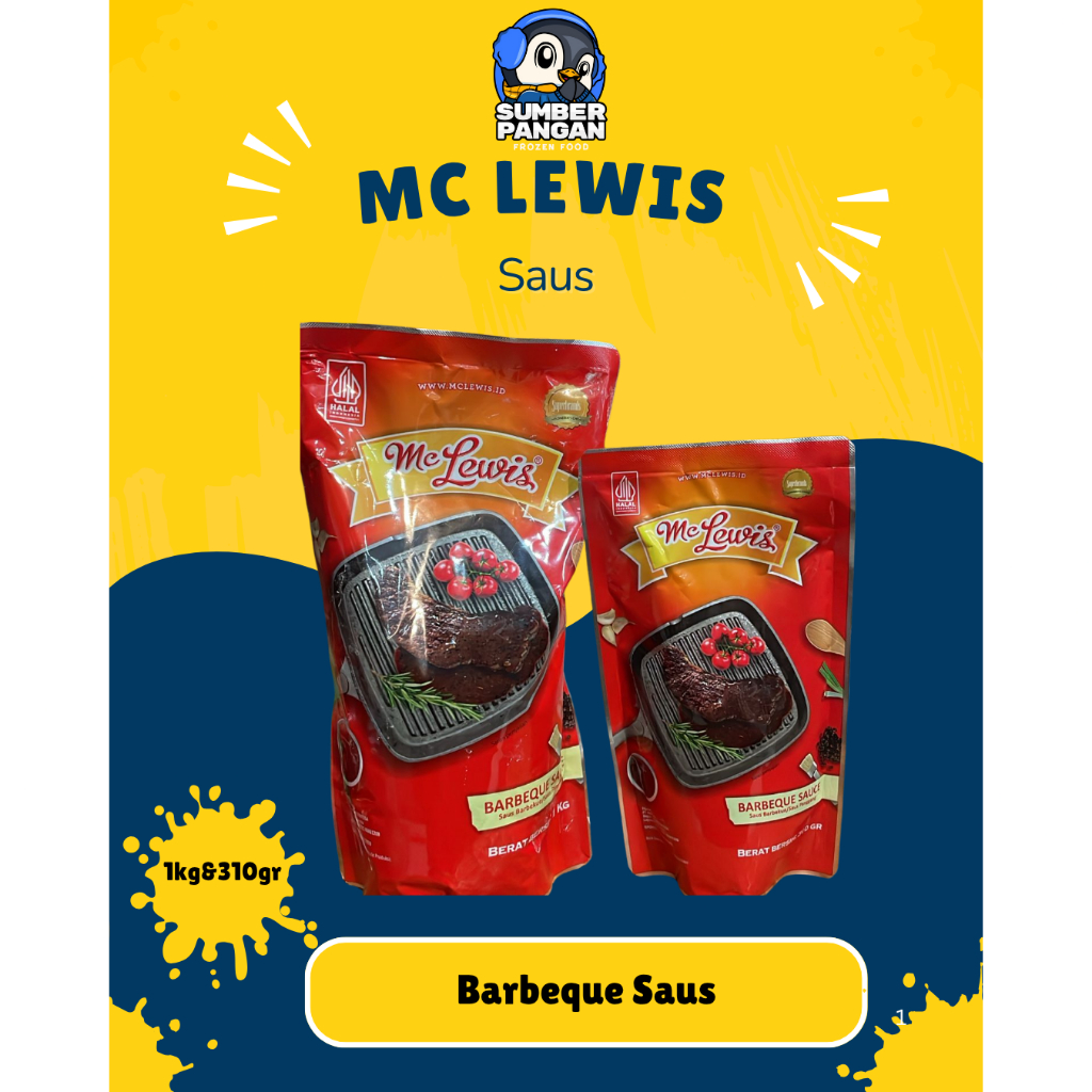 

Mc Lewis Saus Barbeque 1kg&310gr