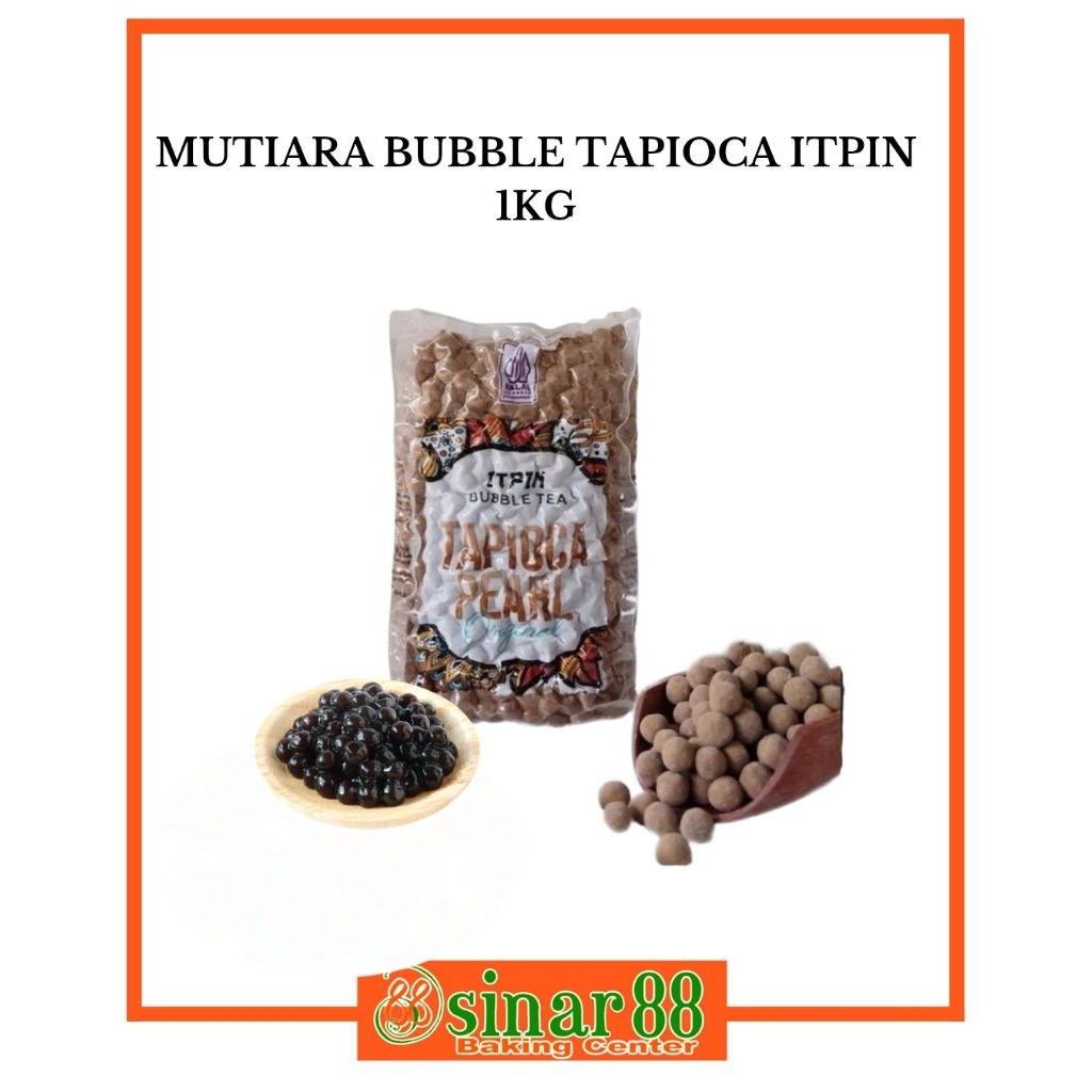 

Mutiara Bubble Tapioca Boba Itpin 1kg