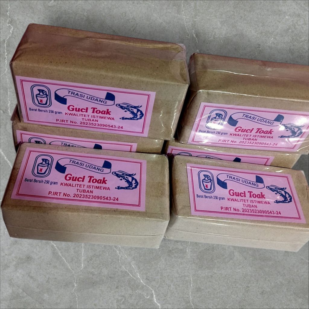 

Terasi udang guci toak 250gr