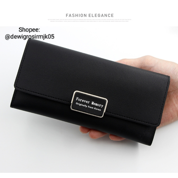ORIGINAL (IMPORT KOREA) DOMPET TIPIS WANITA DOMPET PANJANG WANITA DOMPET LIPAT WANITA DOMPET HP