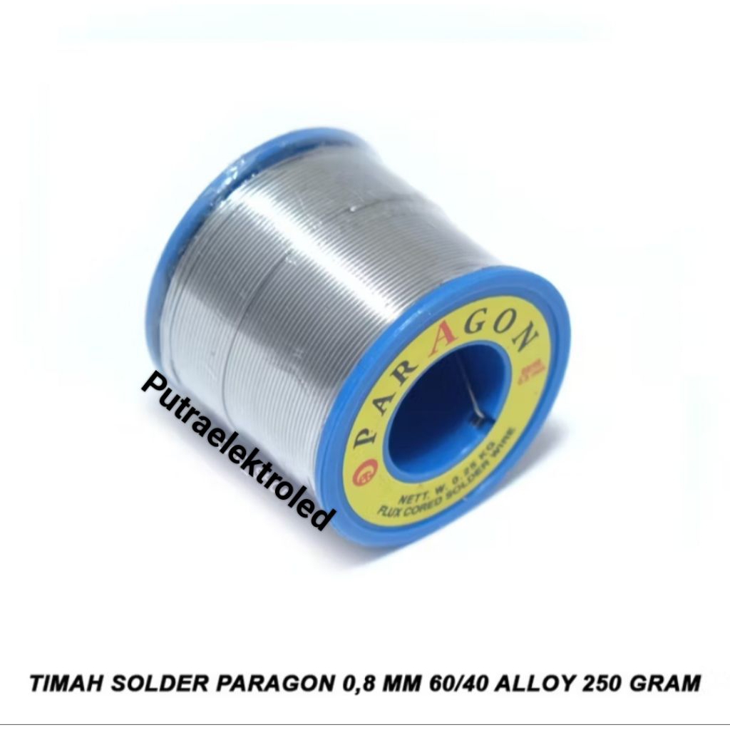 Timah Solder Paragon 250gram 0,8mm / Timah Solder Paragon Besar 250gram 0,8mm