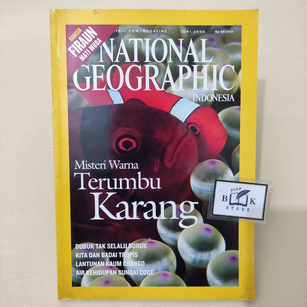 (ORIGINAL) Majalah National Geographic Indonesia - Misteri Warna Terumbu Karang - Rahasia Firaun Mat
