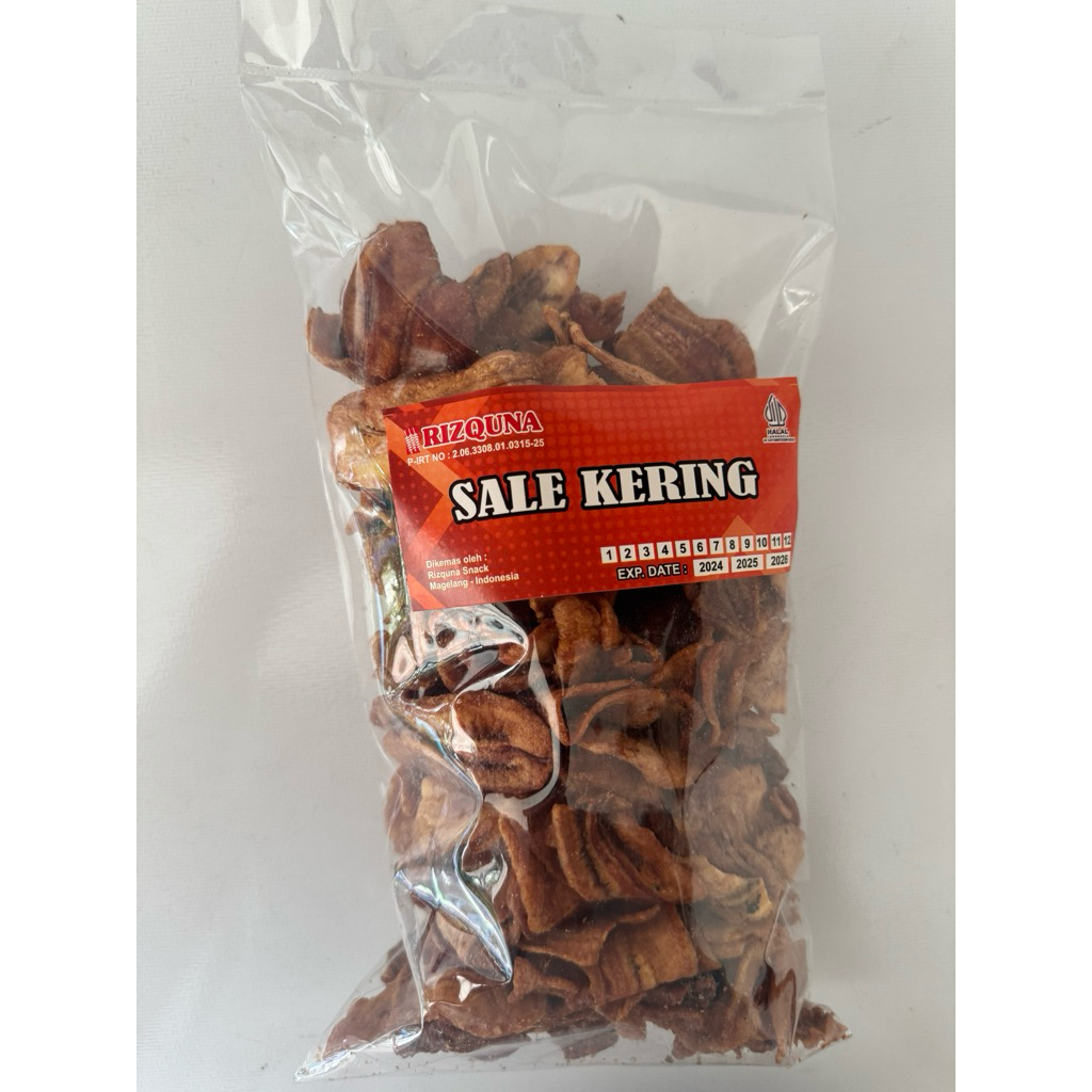 

keripik pisang sale kering rizquna snack
