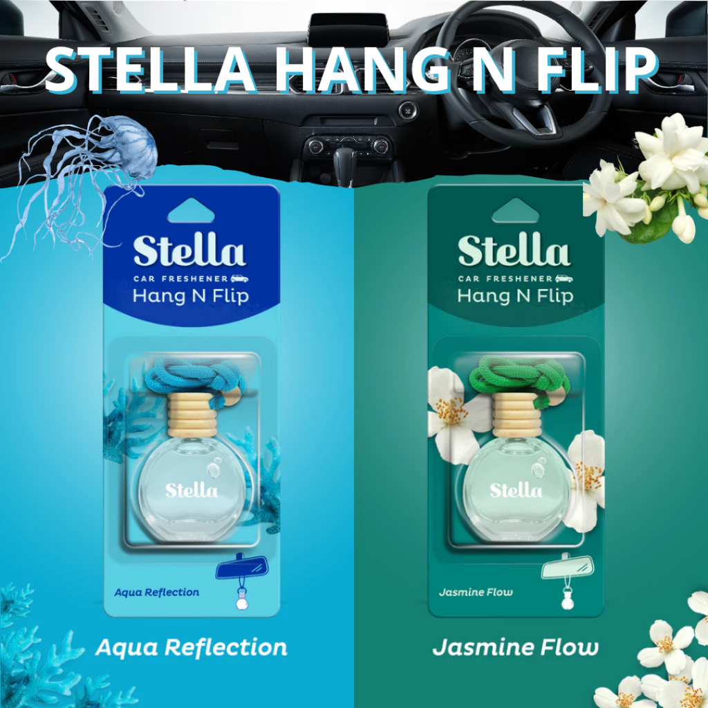Stella Hang N Flip Pengharum & Pewangi Mobil Gantung