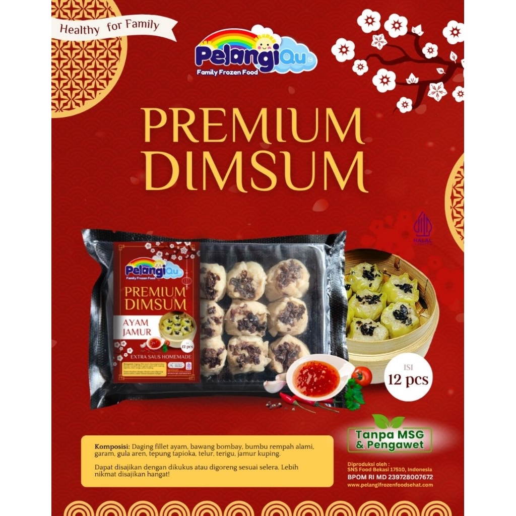 

Dimsum Ayam Jamur PELANGI ANAK