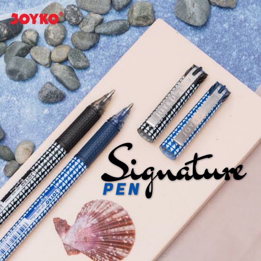 

JOYKO SIGN PEN GP-169 dan GP-391 | PEN TANDA TANGAN | GEL PEN HITAM dan BIRU | 1.0mm | ECER