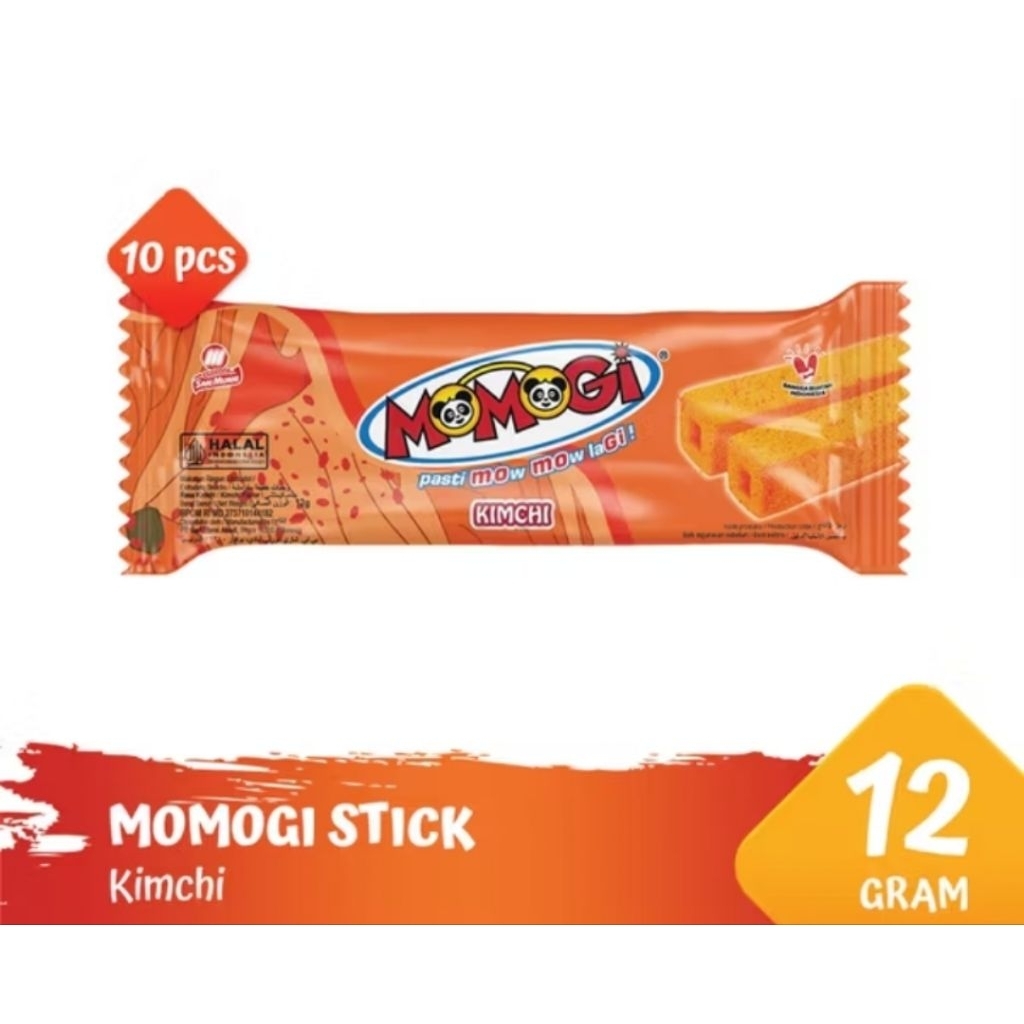 

Snack Momogi Rasa Garlic Bread 1Pack isi 10pcs