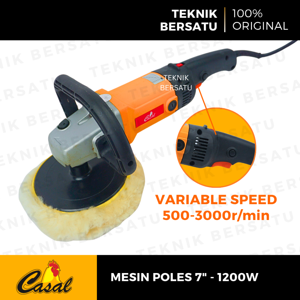 Mesin Polisher Body Mobil 7 Inch / Alat Poles Body Motor / Electric Angel Polisher CSL-9227