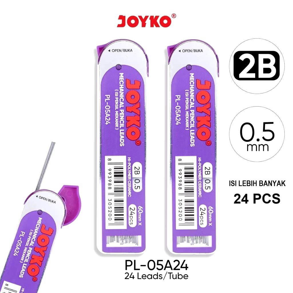 

isi Pensil Mekanik Lead Joyko PL-05A24 2B