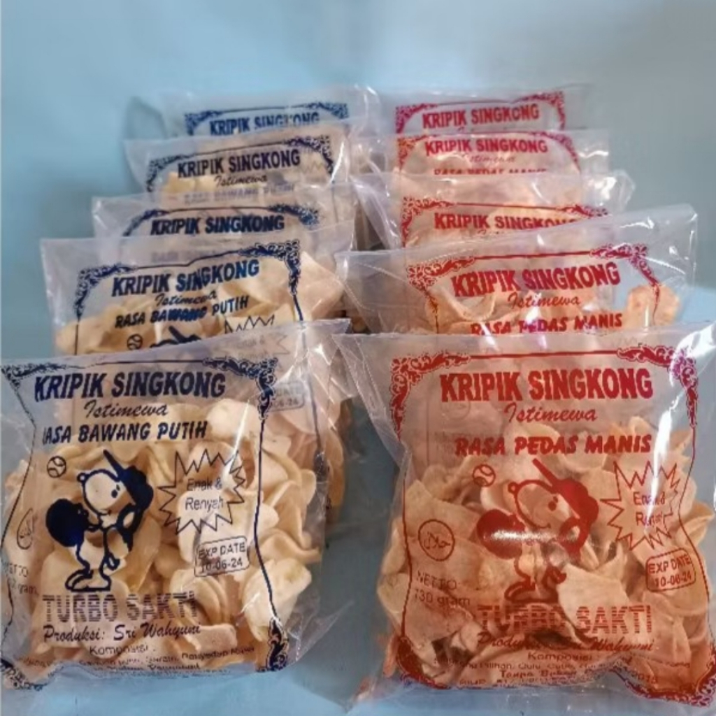 

KRIPIK SINGKONG Istimewa Turbo Sakti 130 gram Keripik Singkong