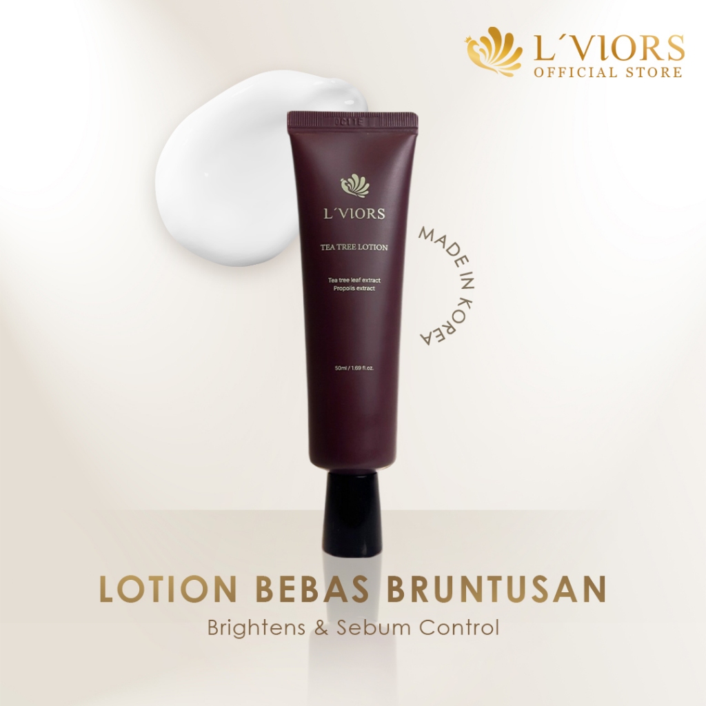 L'VIORS Tea Tree Lotion (cream jerawat)