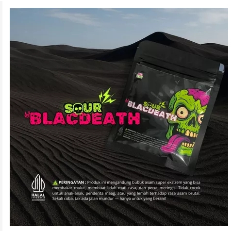 

SOUR BLACDEATH POWDER JUSTFLUFF [BUBUK ASAM] [HALAL] [PROMO]
