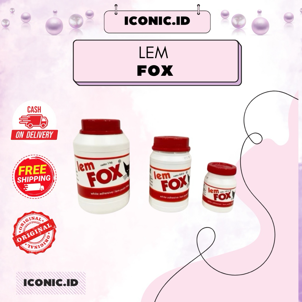 

Iconic.id-Lem Fox / Lem Fox 50 g / Lem Fox Kucing