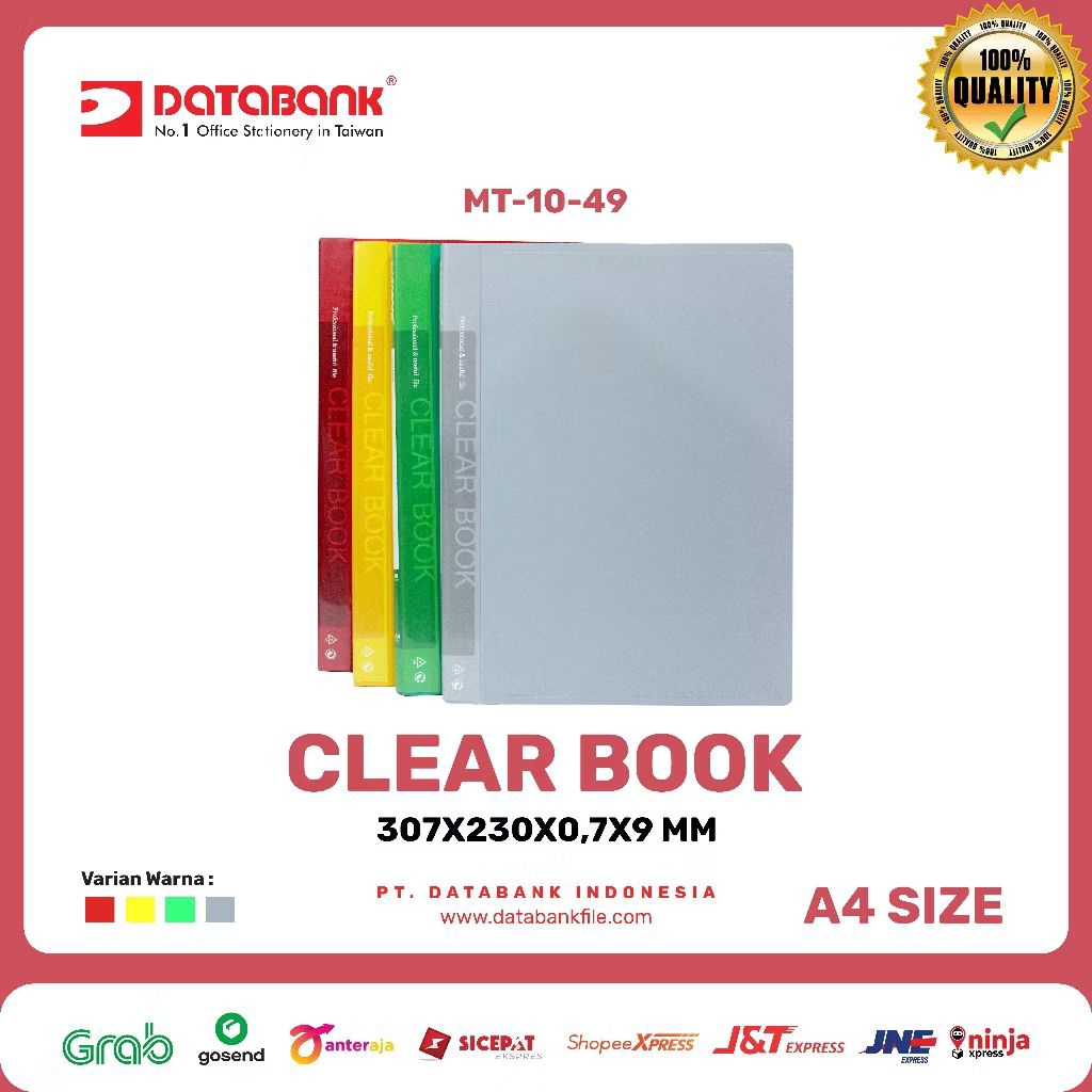 

DATABANK Clear Holder A4 10 Pocket