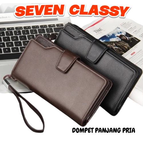 SC - DOMPET PANJANG PRIA DP03 DOMPET PRIA KULIT RESLETING DOMPET LIPAT PRIA KAPASITAS BESAR FREE TAL