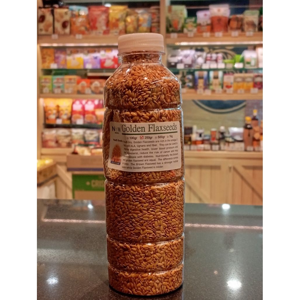 

Golden Flaxseeds by NOW 250gr
