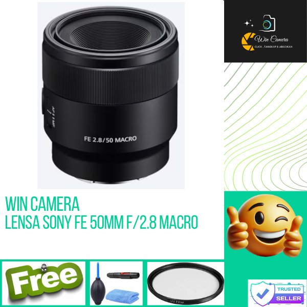Lensa Sony FE 50mm f2.8 Macro / Lensa Kamera Sony / Lensa Camera Sony / Lens Kamera Sony / Lens Came