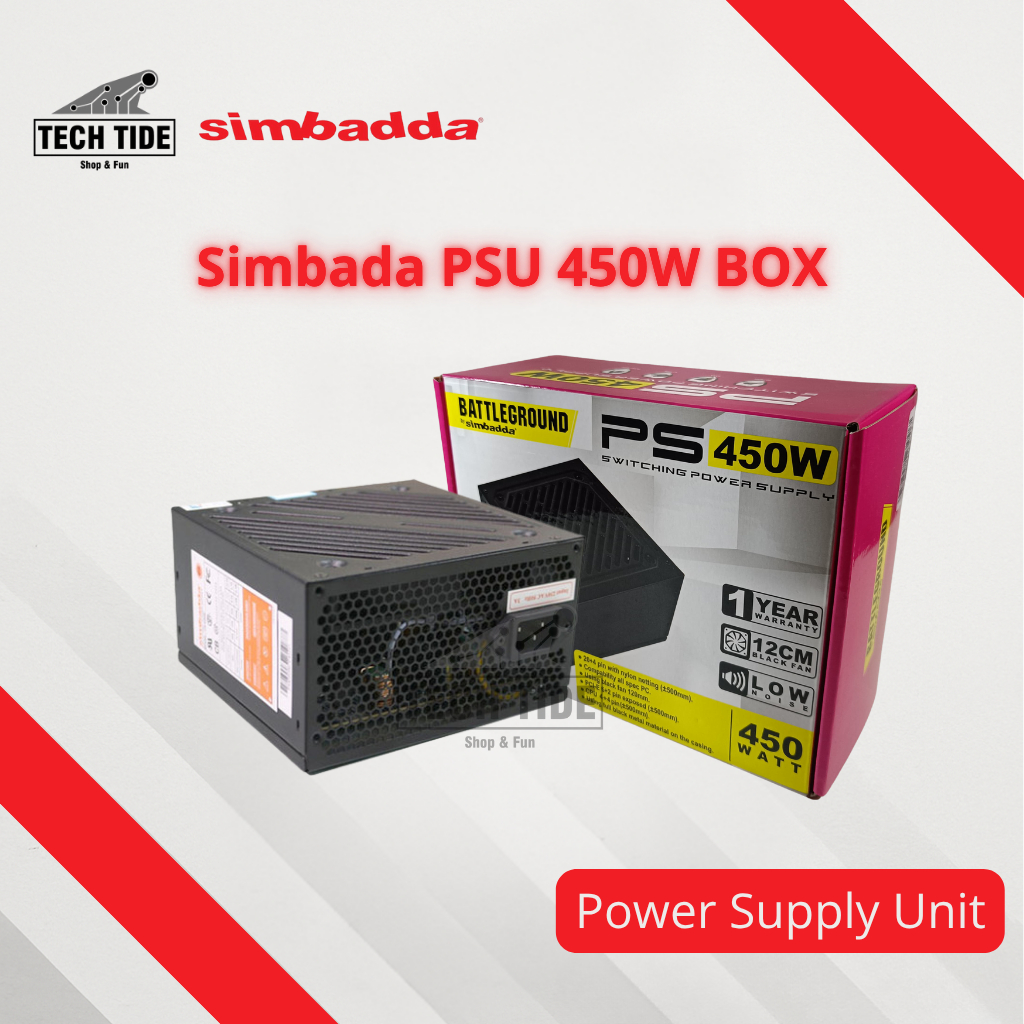 Simbada PSU (Power Supply Unit) 450W BOX Komputer CPU PC