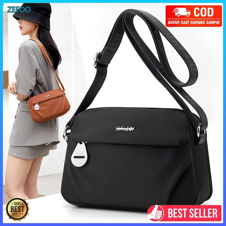Jielshi Tas Selempang Wanita 2078 Slingbag Cewek Terbaru Bahan Parasut Premium Tas Bahu Mini Wanita 