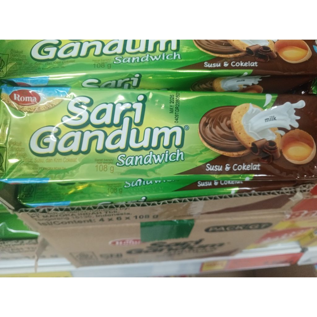 

SARI GANDUM SUSU & COKLAT 108 GRAM