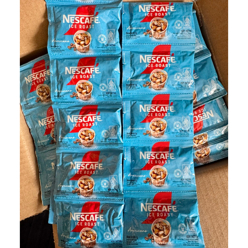 

Viral Nescafe americano renteng (2grx10pcs) Ecer per renteng