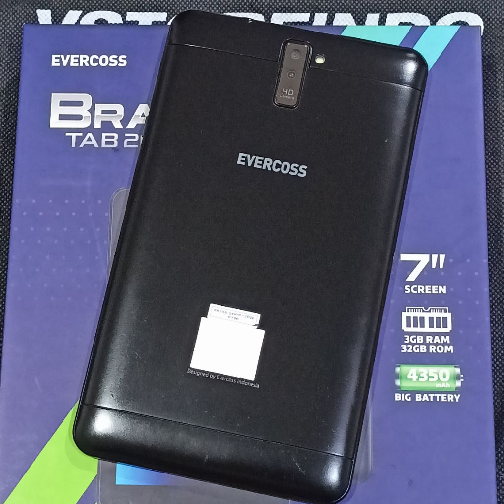 Evercoss Bravo Tab 2020 3/32 GB Garansi Resmi Indonesia Second Bekas Original
