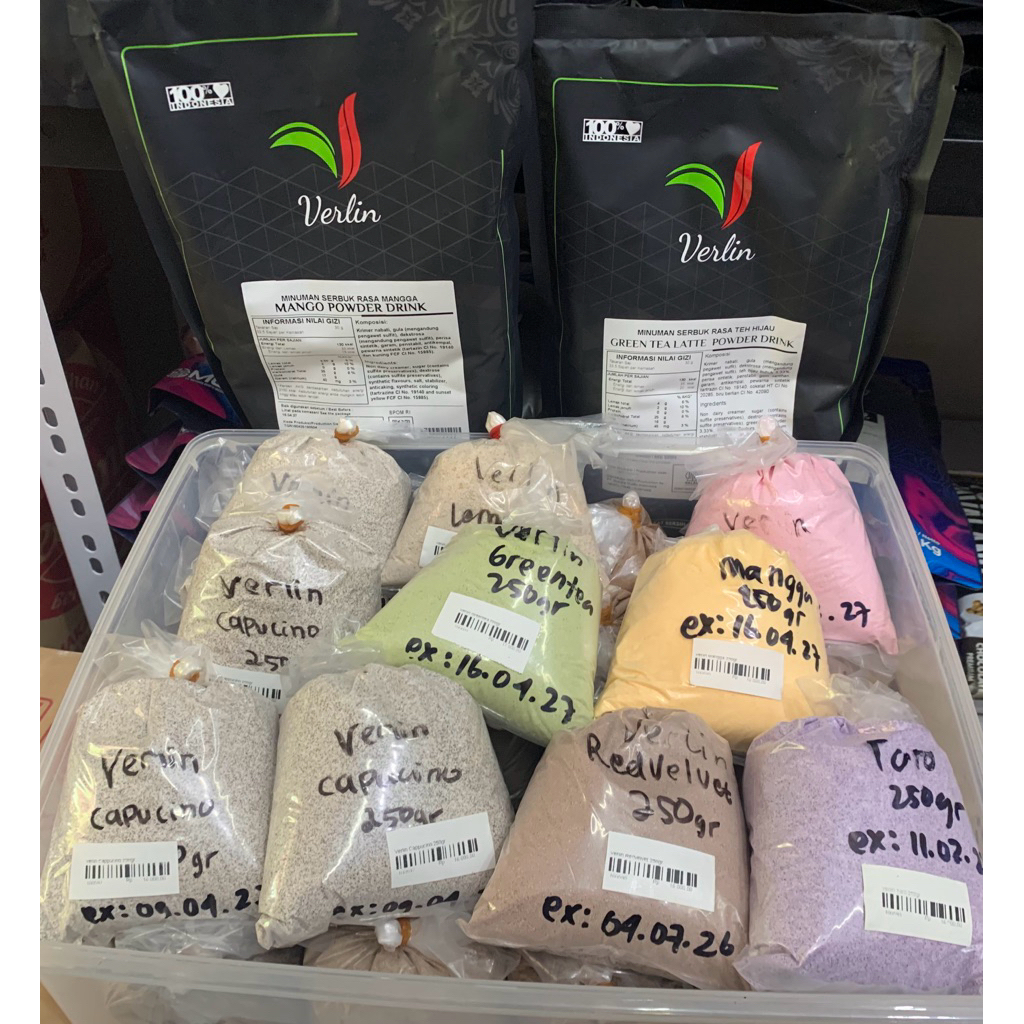

Bubuk Minuman Verlin Repack 250gr
