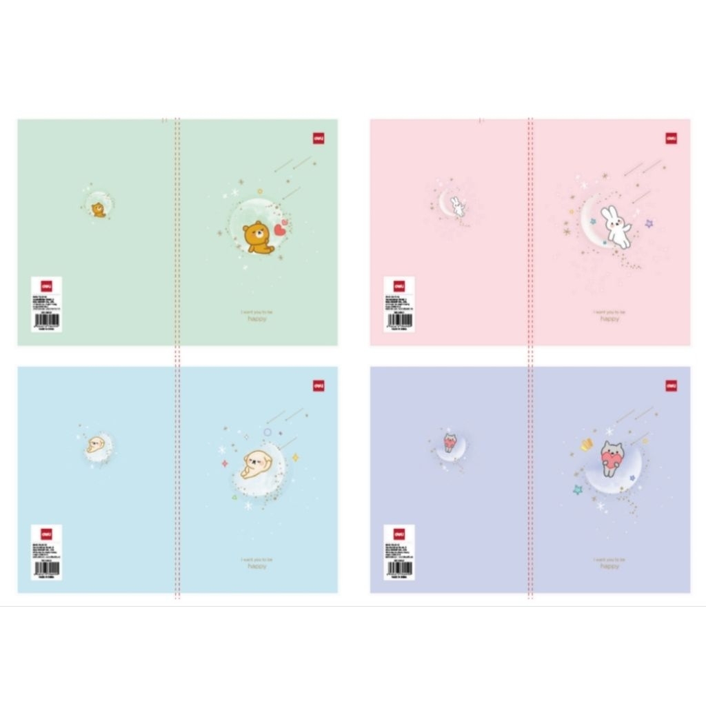 

DELI Buku Boxy 42 lembar CONSTELLATION DREAM (per pack isi 10 buku)