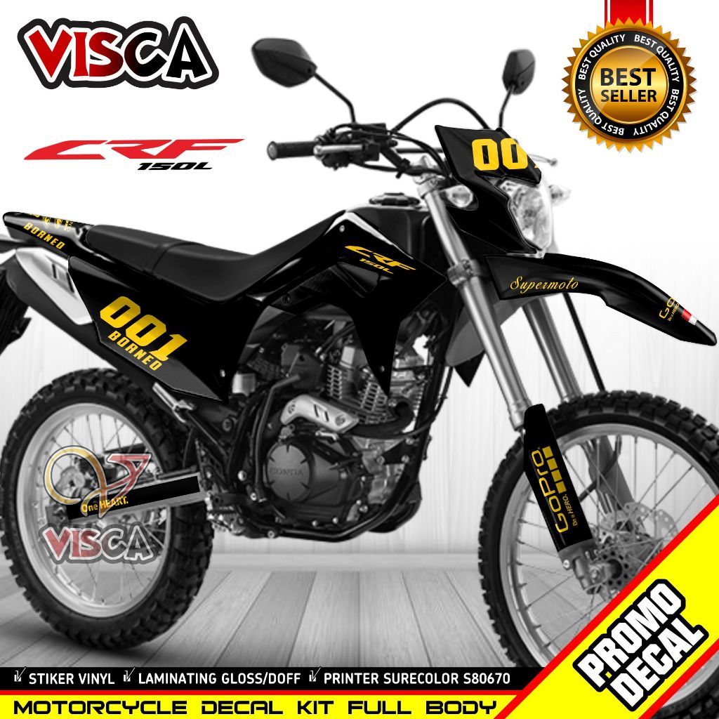 Decal CRF 150 L Full Body Decal CRF 150L Terbaru Full Body Keren Stiker CRF 150 Full Body Terbaru De