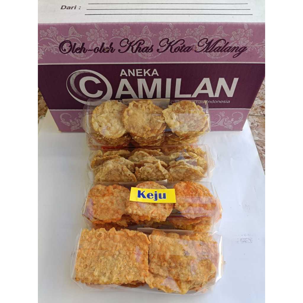 

Keripik Tempe aneka rasa premium Oleh-Oleh Malang [ paket gacor 1 dus Isi 15]