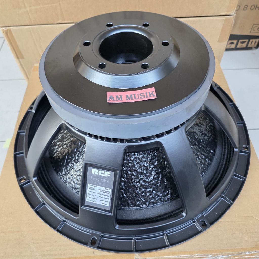 SPEAKER COMPONENT RCF 18 INCH LF18X600 VC 4,5 INCH MAGNET 3 CM DAUN KULIT JERUK 18X600