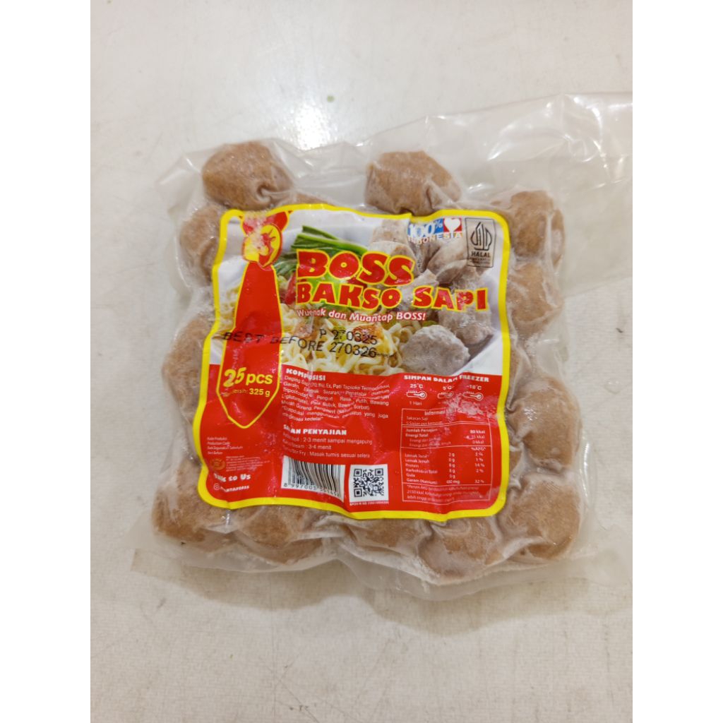 

BOSS bakso sapi isi 25 325gram