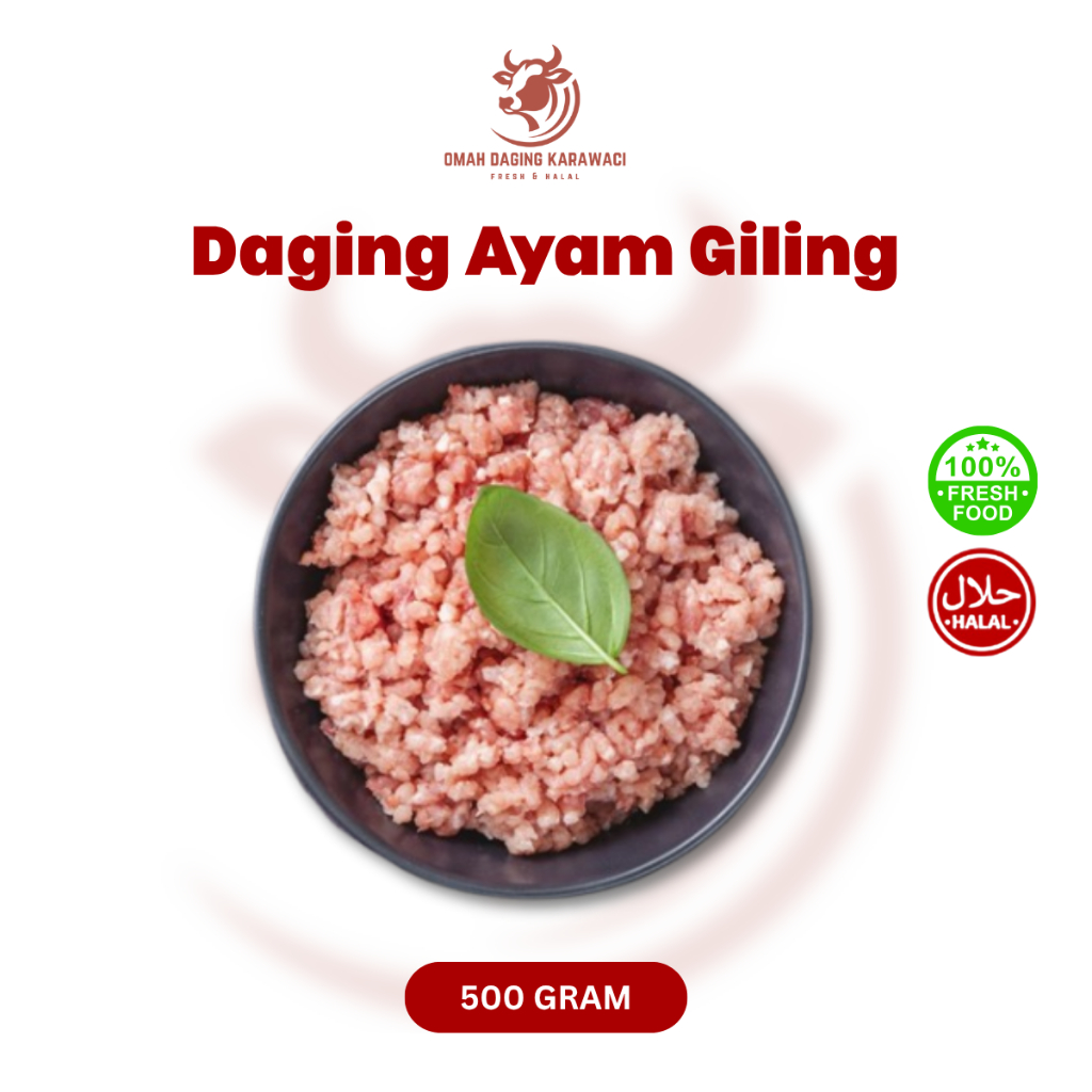 

Daging Ayam Giling Boneless Fresh Halal 500gr Tangerang