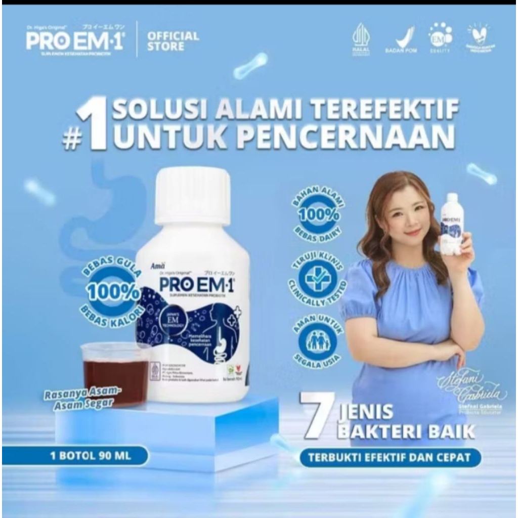 PRO EM 1 Proem1 probiotik rasa original