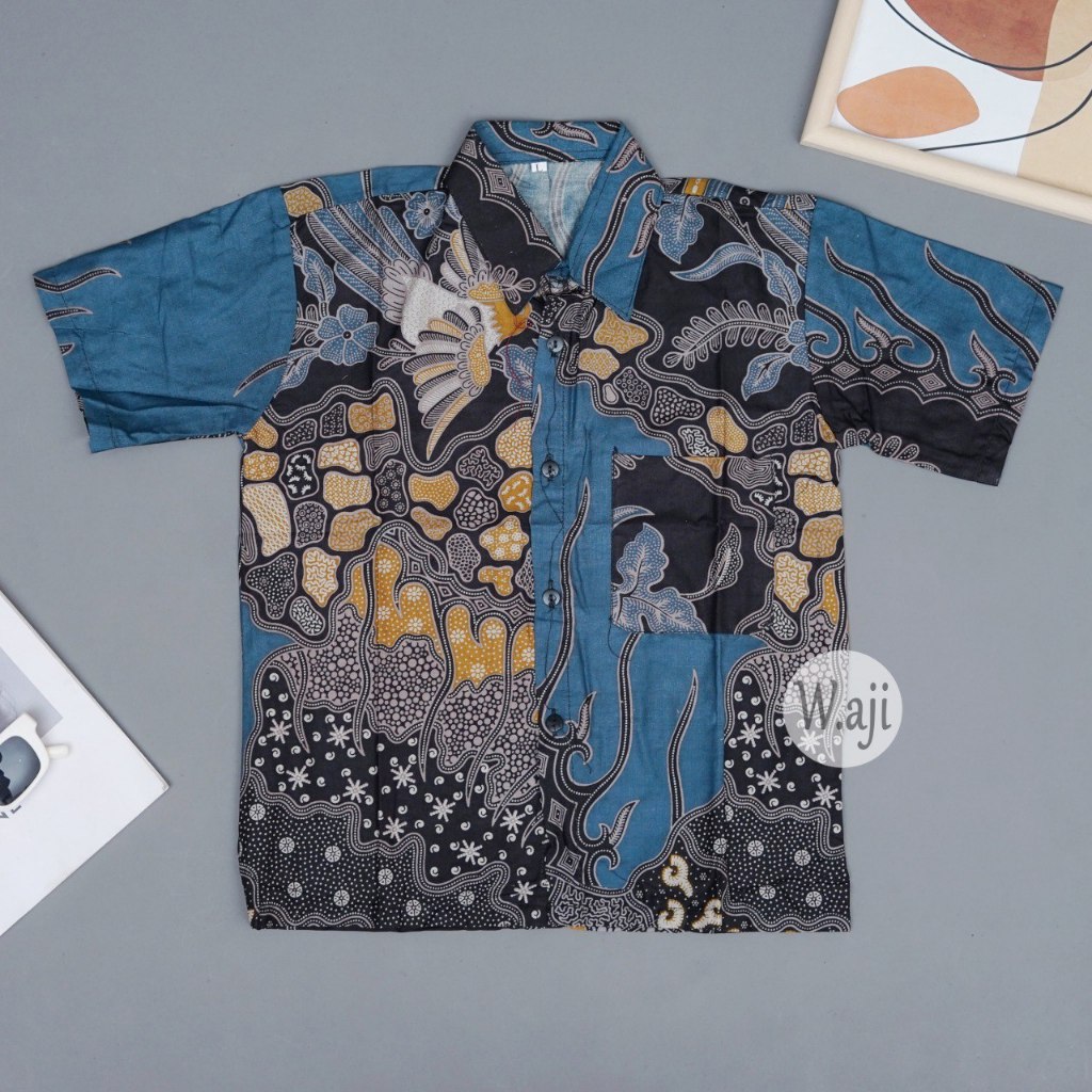 Baju Batik Anak Laki Laki Umur 3-12 Tahun Terbaru - Batik Anak - Batik Anak Laki Laki - Baju Batik A