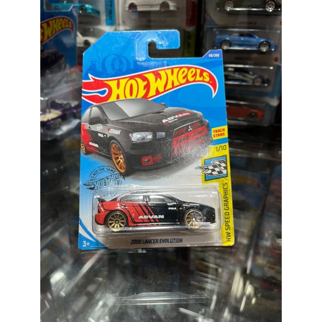 hot wheels 2008 lancer evolution advan