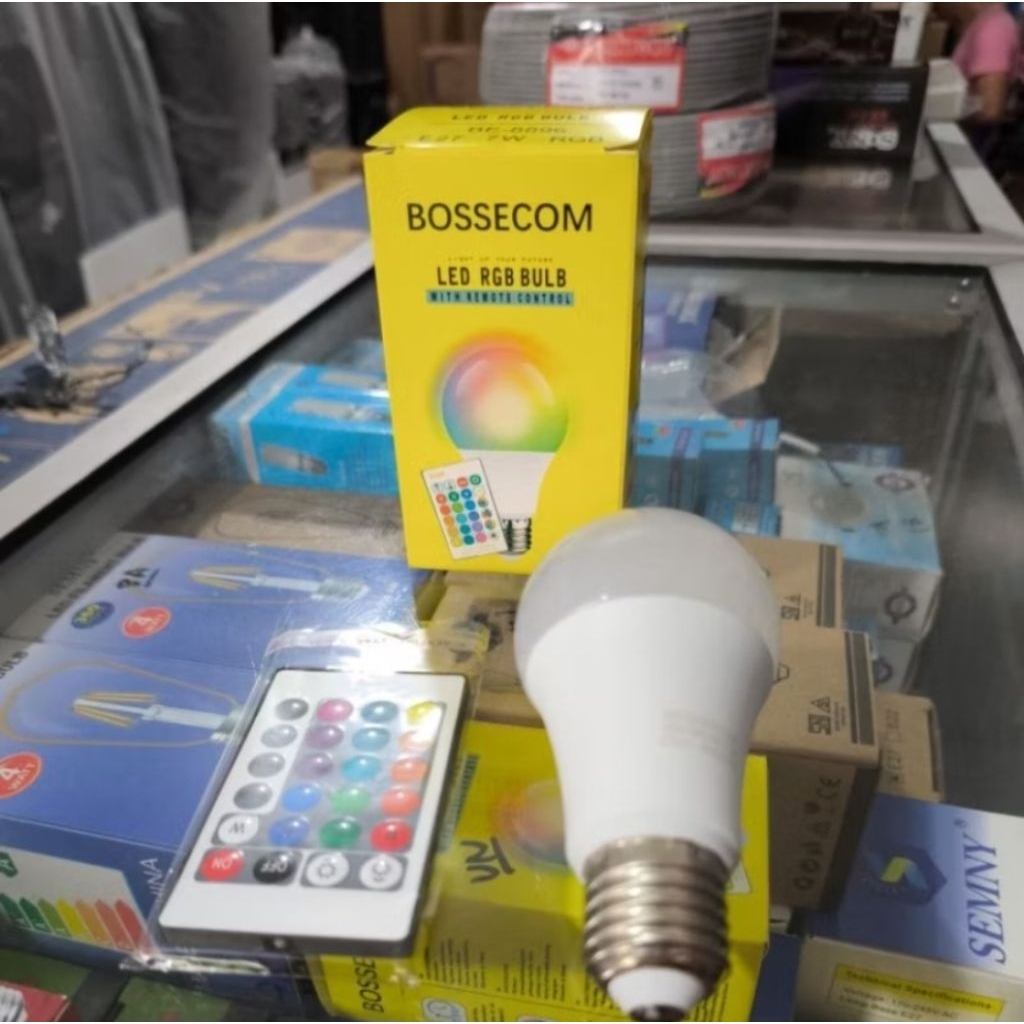 Lampu remot warna bossecom