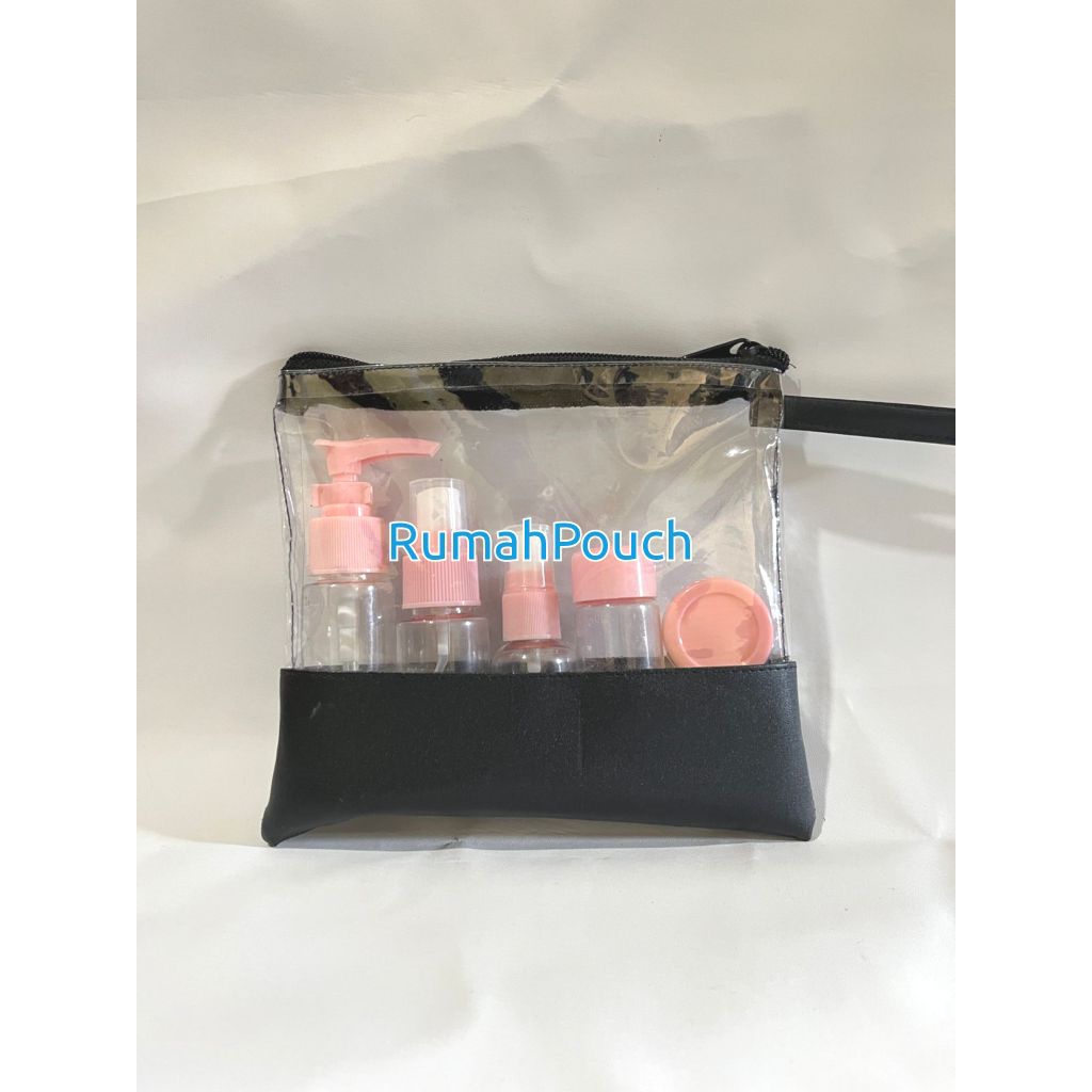 Pouch | Pouch skincare | Pouch kecantikan |Pouch mika bening
