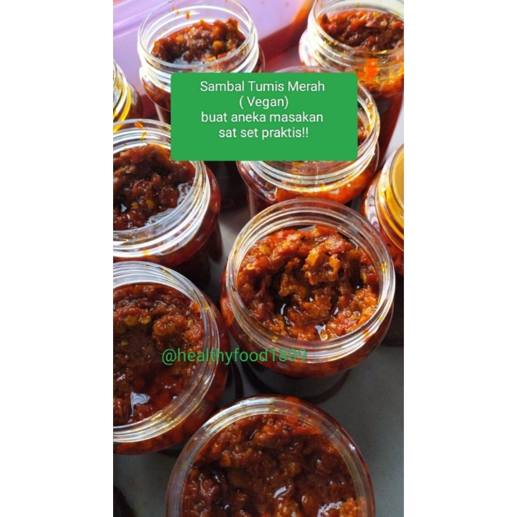 

Sambal Tumis Merah (Vegan) – 200 ml