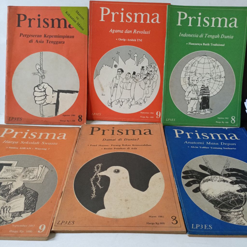 Majalah prisma edisi 1970 an dan 1980 an (politik)