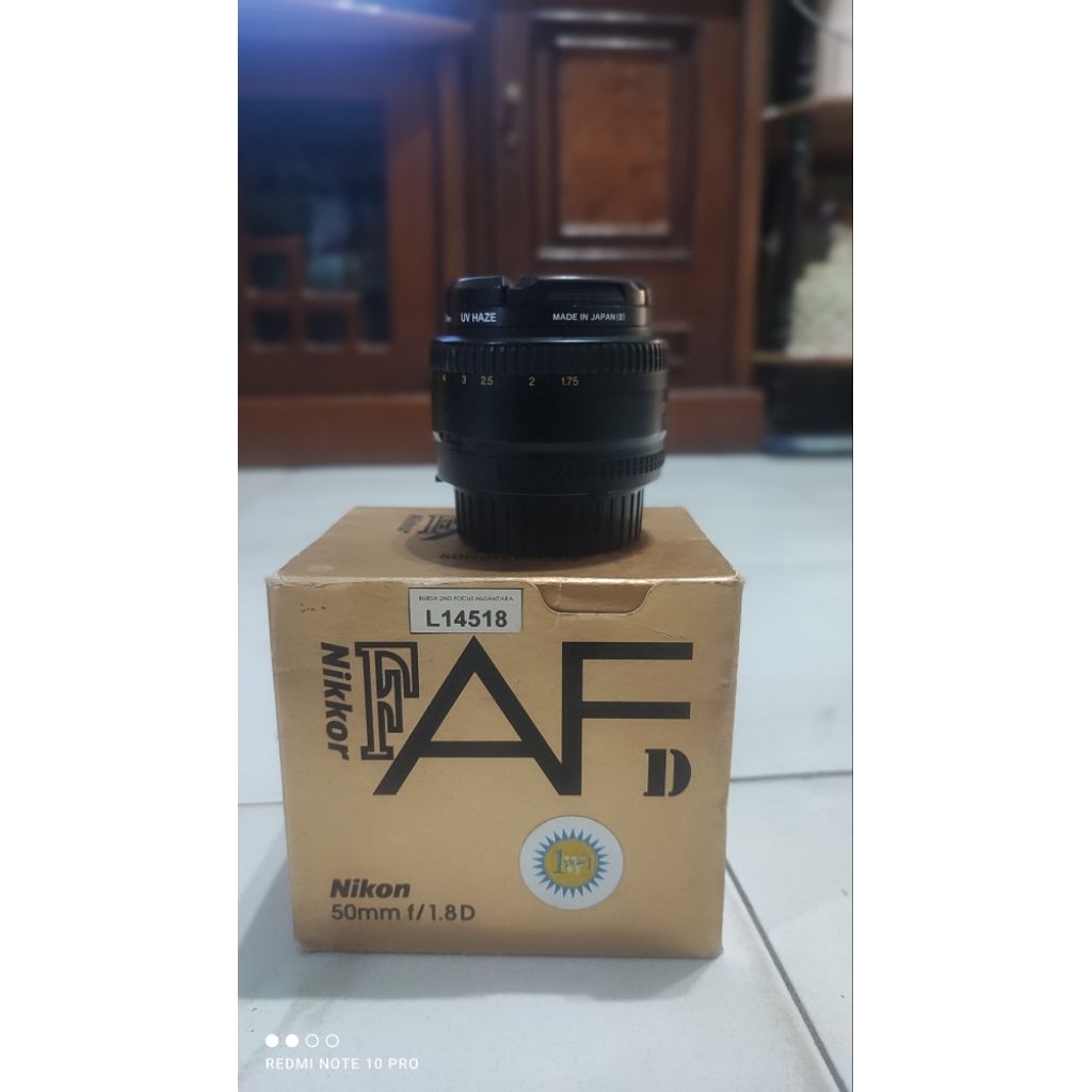 Lensa fix 50 mm  Nikon Afd