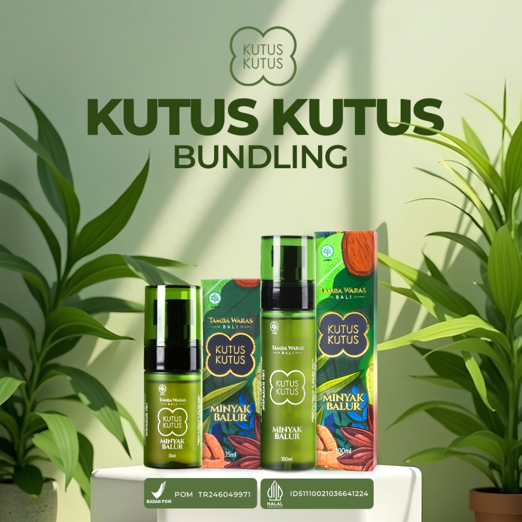 Combo Kutus Kutus 100ml + 35ml NO BOX - Minyak Balur Original Herbal Penghilang Pegal & Nyeri