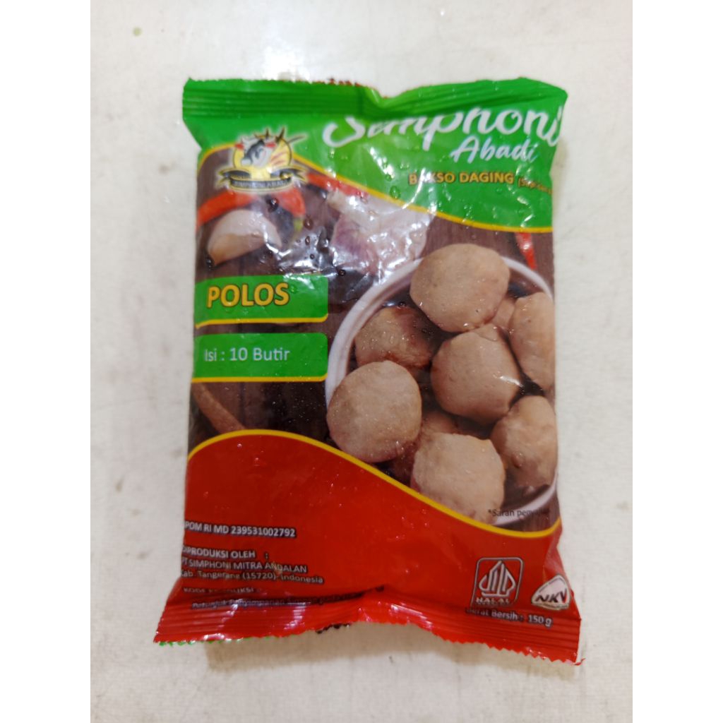 

SIMPHONI baso polons 150gram isi 10