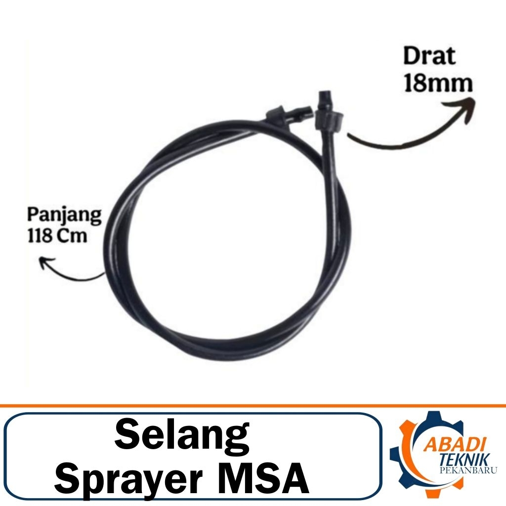 Selang Sprayer MSA Elektrik Disinfektan & Manual Drat 18mm