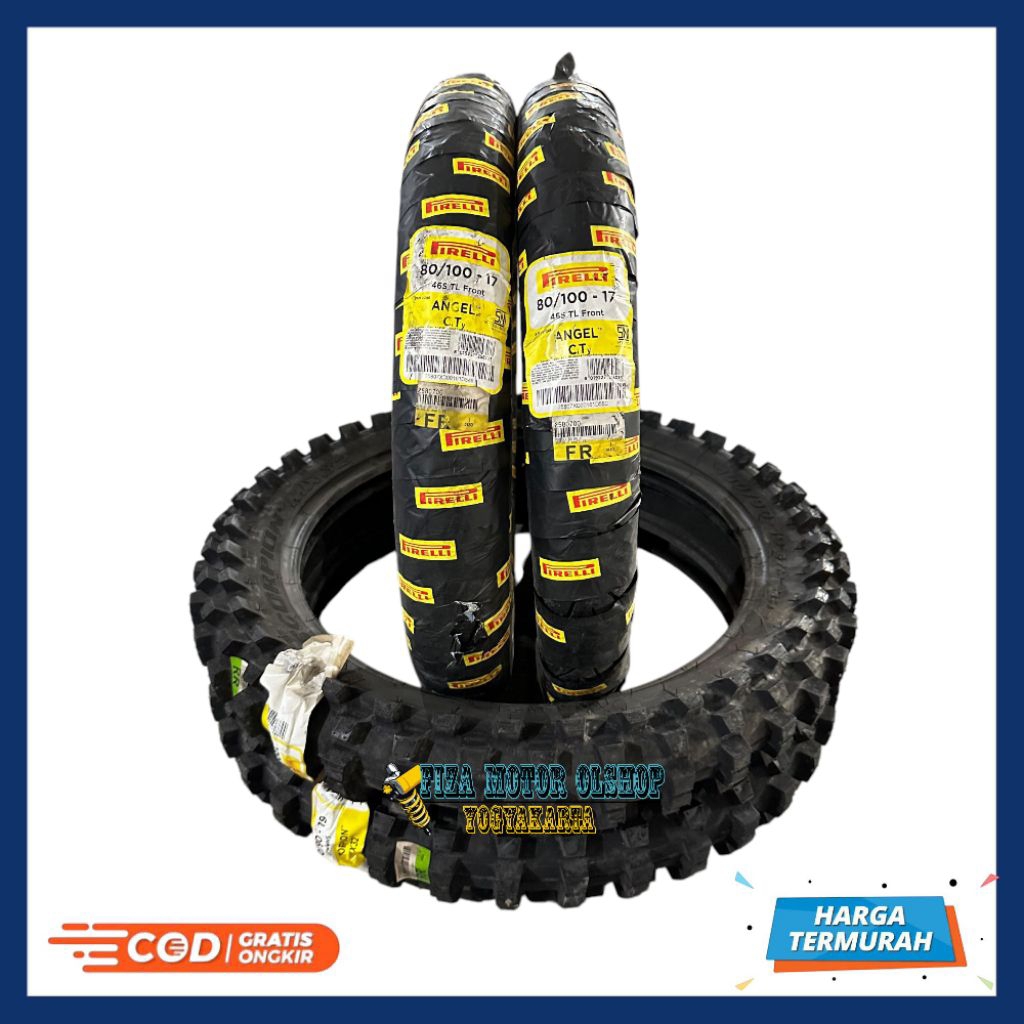 Ban 80/100-17 Pirelli Angel City Original NOS Ban Motor Bebek 80/100-17 Pirelli Ban Supermoto 80/100