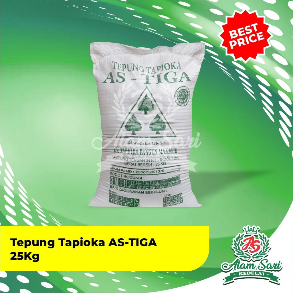 

Tepung Tapioka AS-TIGA berat 25 kg