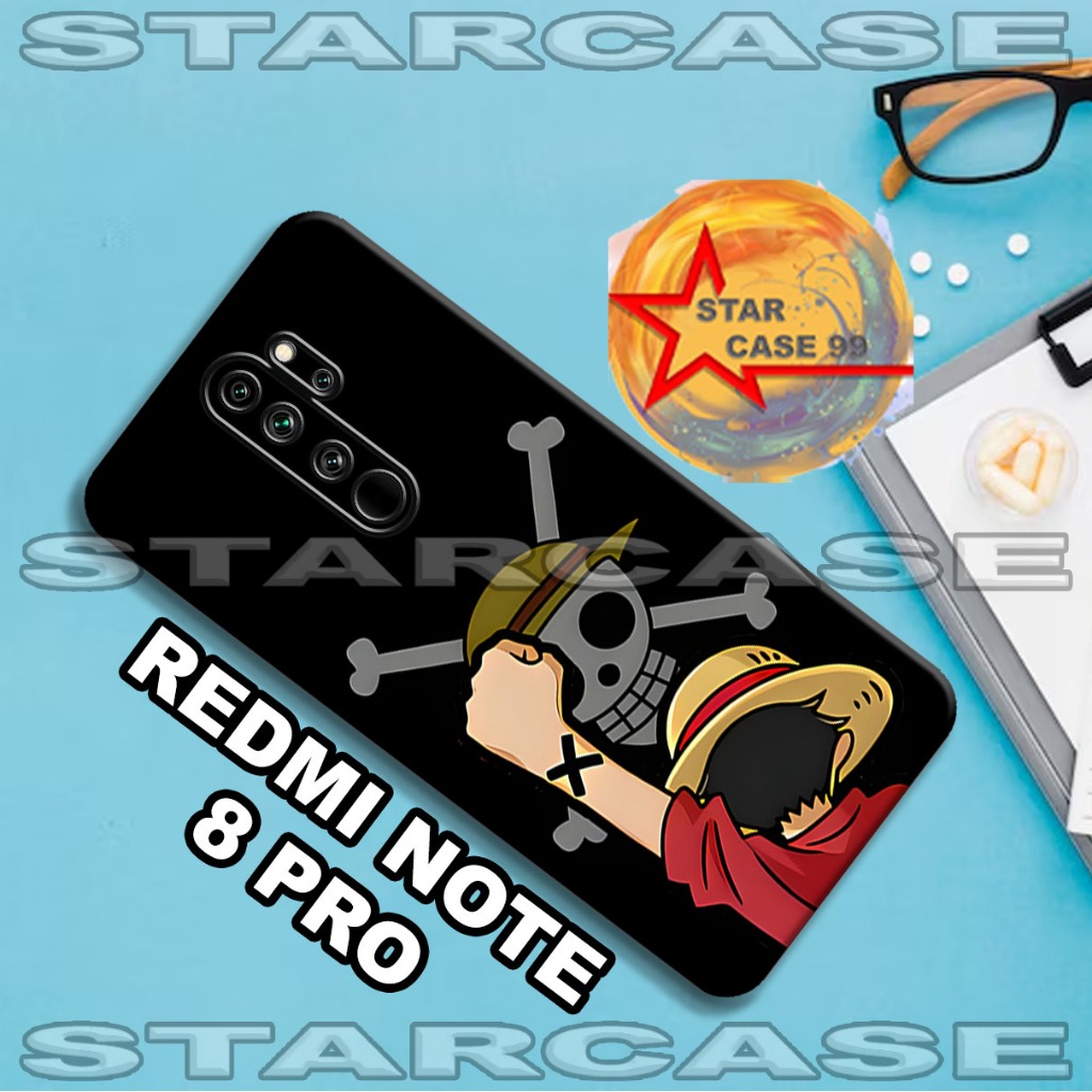 Softcase karet redmi note 8 pro/S36/Motif anime/case redmi note 8 pro/casing redmi note 8 pro
