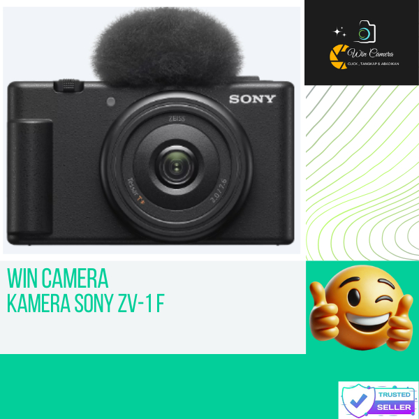 Kamera Sony ZV-1 F / Camera Sony / Kamera Pocket / Camera Pocket / Vlogger / Vlogging