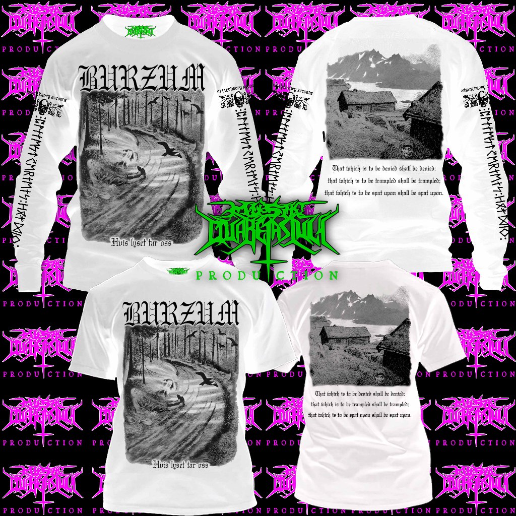 BURZUM Hviss Tar oss kaos burzum PUTIH