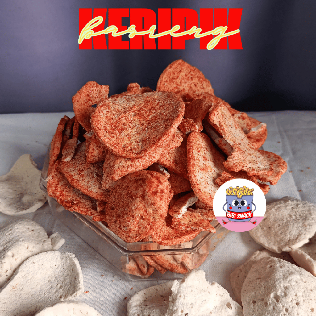 

Bibi Snack - Keripik Basreng Asin Gurih Pedas 500gr